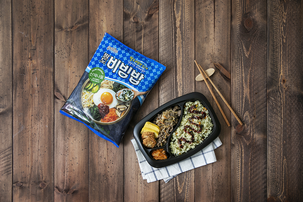 팔도 비빔밥 인스타그램 제품 촬영