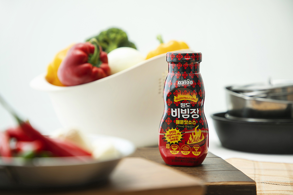 팔도 비빔장 매운맛소스 인스타그램 제품 촬영