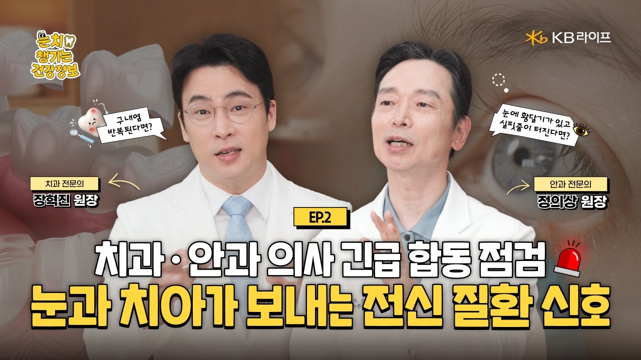 KB라이프생명ㅣ눈과 치아 건강 신호편